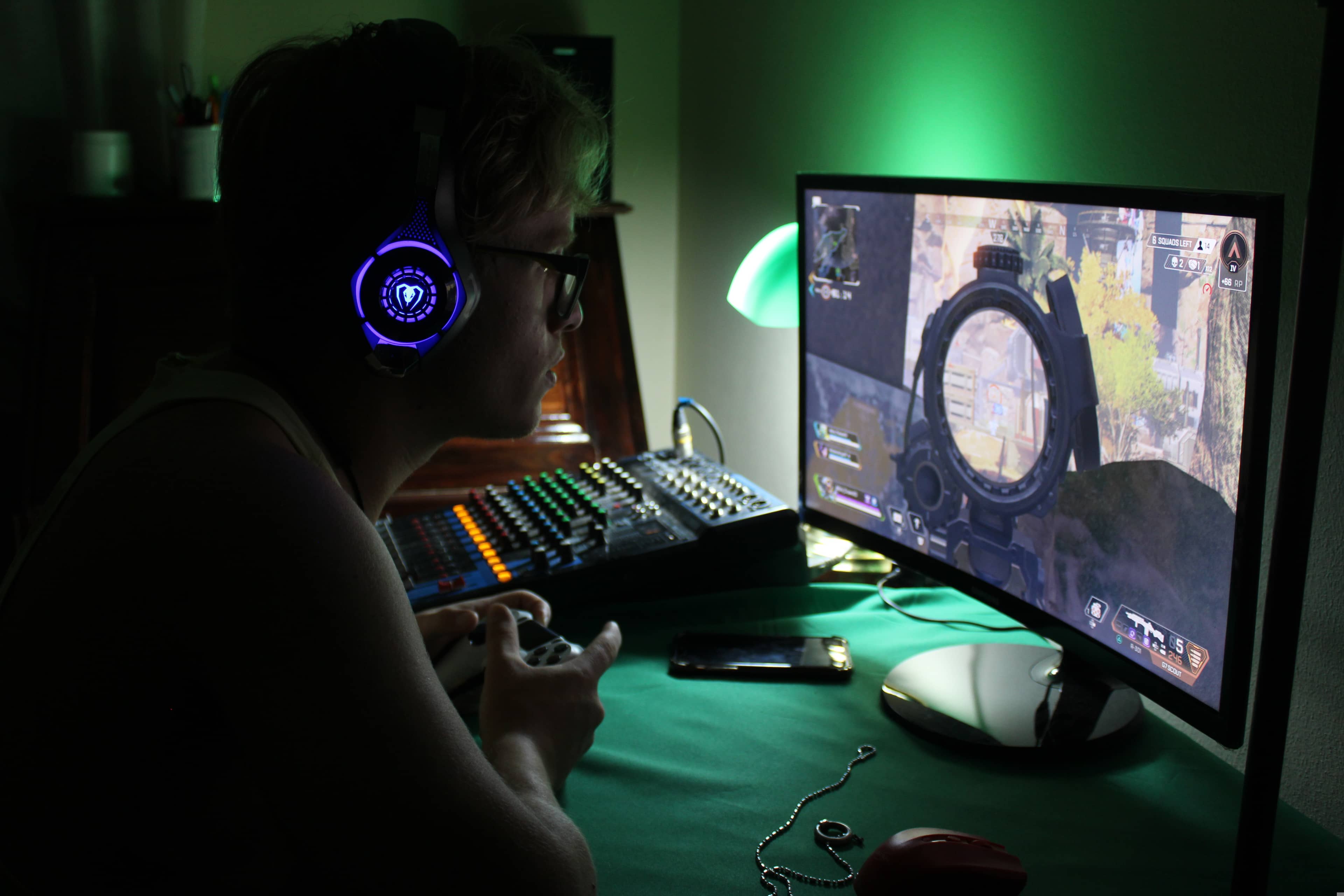 Gaming Setup Background